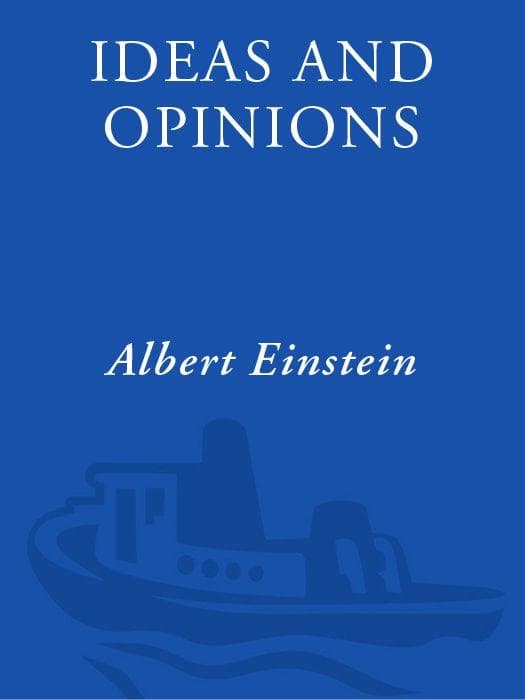 Ideas and Opinions cover
